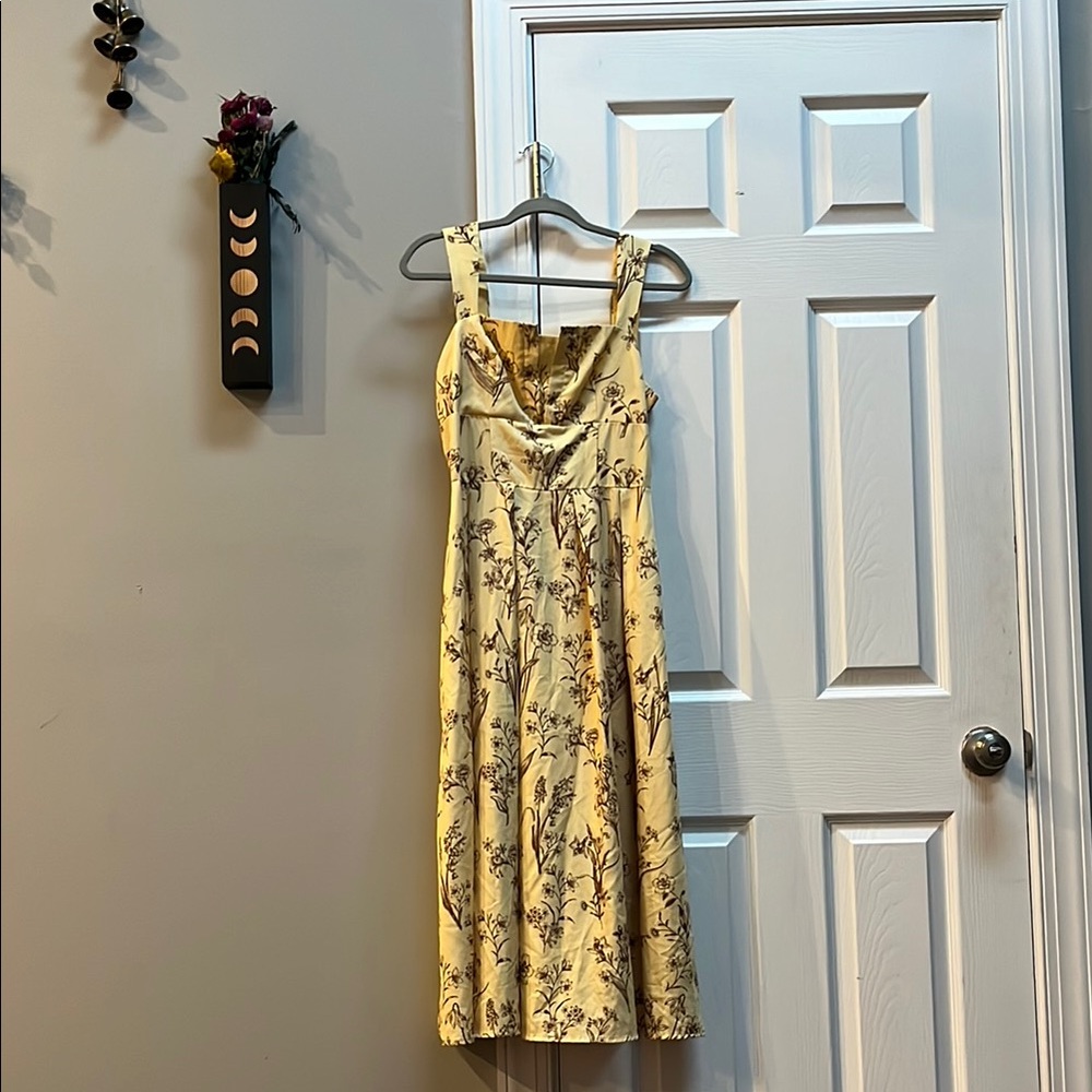 Floral Yellow Dress